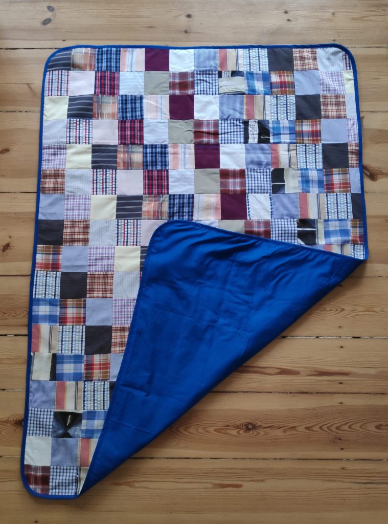 Patchwork aus verschiedenen Erinnerungsstoffen